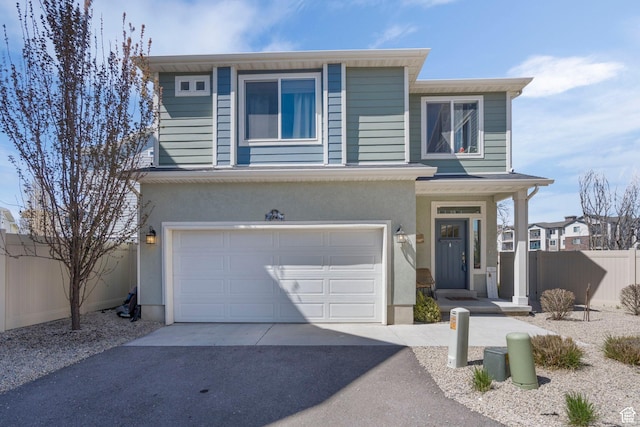 723 E 380 S, American Fork, UT 84003 - view of front of property featuring driveway, a garage, and stucco siding