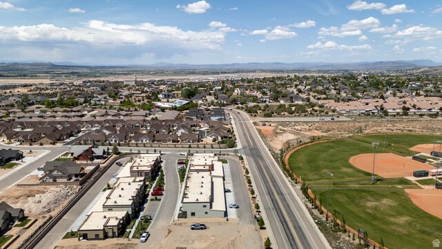 899 S Lincoln Ave Unit 3, Cedar City, UT 84720 - aerial perspective of suburban area featuring a mountainous background