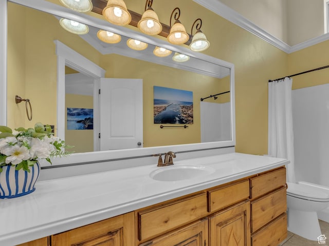 1872 N 1850 E, North Logan, UT 84341 - full bath with vanity, toilet, curtained shower, and tile patterned floors
