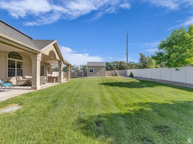 1872 N 1850 E, North Logan, UT 84341 - view of yard featuring outdoor lounge area and a patio