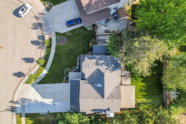 9574 S Equestrian Park Cir, Sandy, UT 84092 - view from above of property