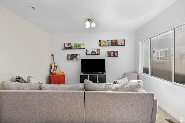 15223 S Wild Horse Way, Bluffdale, UT 84065 - living room featuring carpet floors and baseboards
