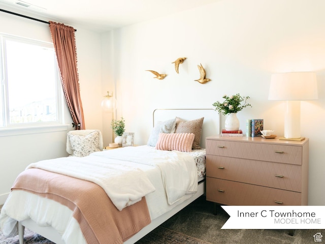 1077 N Canvasback Dr Unit 410, Lehi, UT 84043 - bedroom with dark carpet