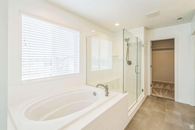 2199 W 650 S, Lehi, UT 84043 - full bath featuring a bath, a stall shower, and a spacious closet