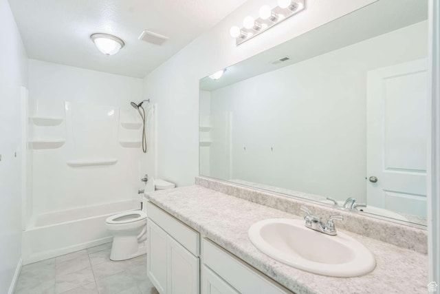 2199 W 650 S, Lehi, UT 84043 - bathroom with vanity, toilet, and  shower combination