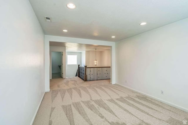 2199 W 650 S, Lehi, UT 84043 - spare room with light carpet, recessed lighting, and baseboards
