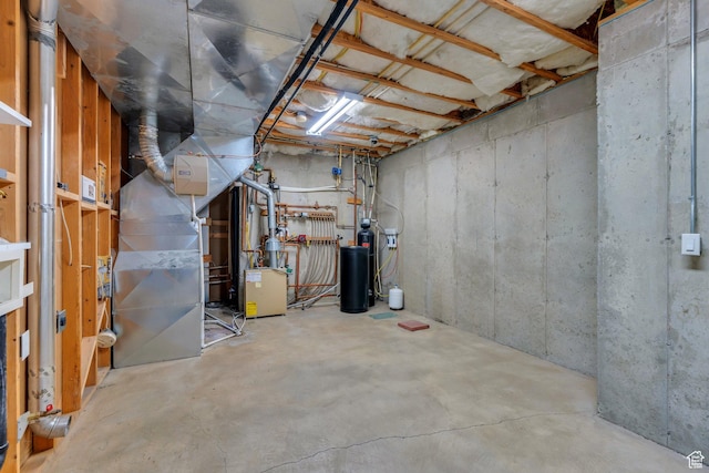 2632 S 2975 W, West Haven, UT 84401 - unfinished basement with a water softener system