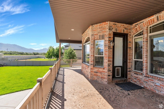 2632 S 2975 W, West Haven, UT 84401 - view of patio with a mountain view