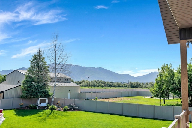 2632 S 2975 W, West Haven, UT 84401 - view of yard featuring a mountain view