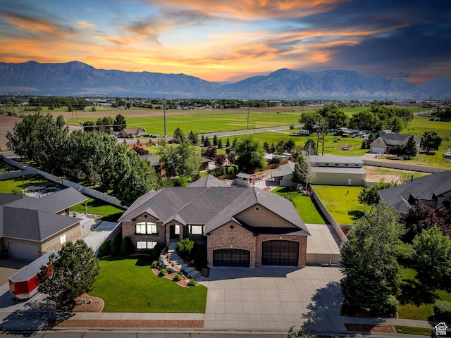 2632 S 2975 W, West Haven, UT 84401 - view from above of property featuring mountains