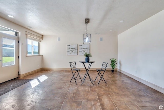 2632 S 2975 W, West Haven, UT 84401 - sitting room with baseboards, recessed lighting, and a textured ceiling