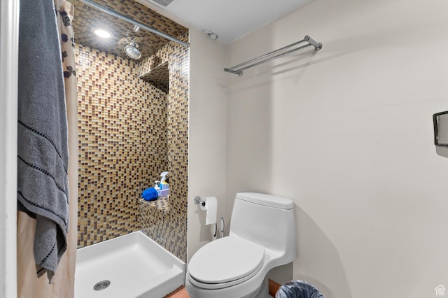 1451 E Redondo, Salt Lake City, UT 84105 - bathroom with a stall shower and toilet
