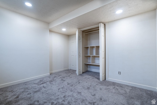 3309 S 8000 W, Magna, UT 84044 - unfurnished bedroom with carpet flooring, a textured ceiling, recessed lighting, and baseboards