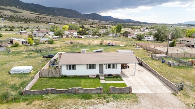 1790 E Homestead, Enoch, UT 84721 - aerial view of property and surrounding area with a mountainous background
