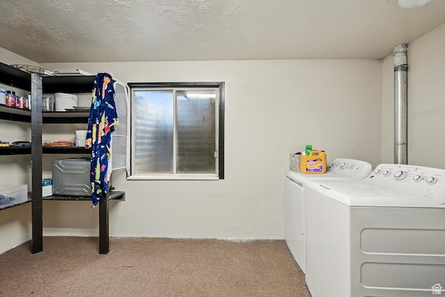 1790 E Homestead, Enoch, UT 84721 - washroom with washing machine and dryer and carpet flooring