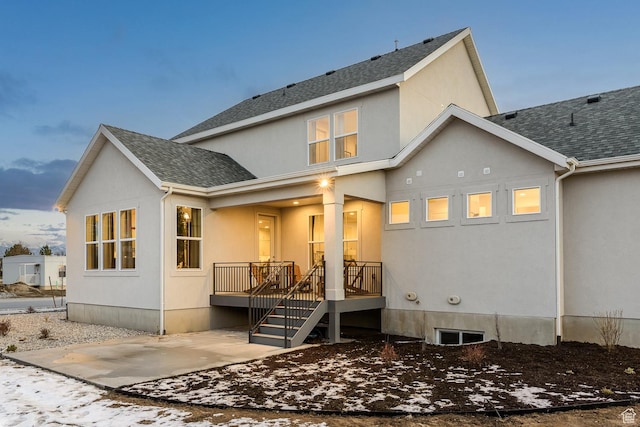 1116 W 2325 S, Syracuse, UT 84075 - back of property featuring roof with shingles and stucco siding