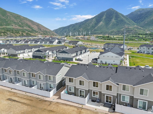 3547 E 1360 S, Spanish Fork, UT 84660 - aerial view of residential area featuring a mountain backdrop