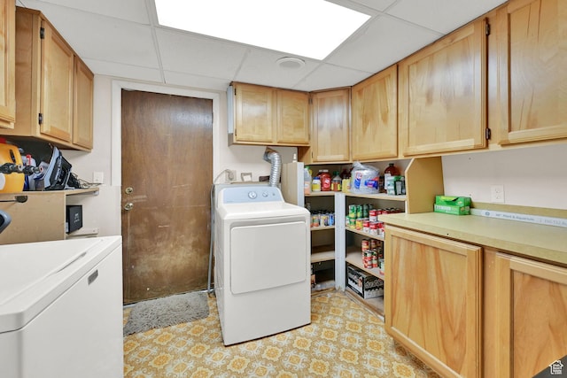 1368 E 5800 S, South Ogden, UT 84405 - laundry area featuring cabinet space and washing machine and dryer