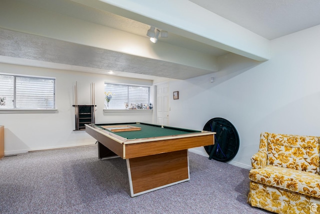 1478 N Ewe Turn St E, Kaysville, UT 84037 - rec room with carpet, baseboards, and pool table