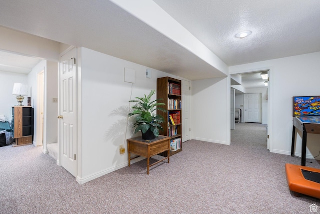 1478 N Ewe Turn St E, Kaysville, UT 84037 - corridor featuring carpet, baseboards, and a textured ceiling