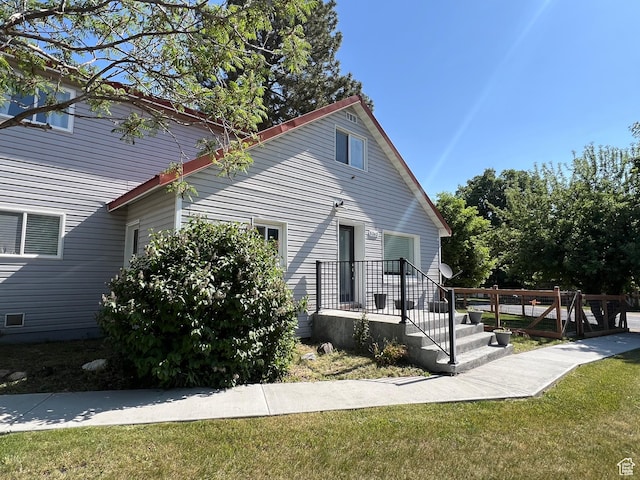 5363 E Cub Rd, Preston, ID 83263 - view of side of home with a lawn