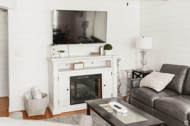 5363 E Cub Rd, Preston, ID 83263 - living area featuring wood finished floors