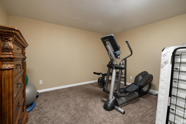 403 W 4000 S, Vernal, UT 84078 - workout area with carpet floors and baseboards