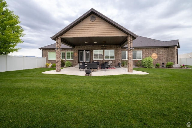 403 W 4000 S, Vernal, UT 84078 - rear view of property with a patio area and brick siding