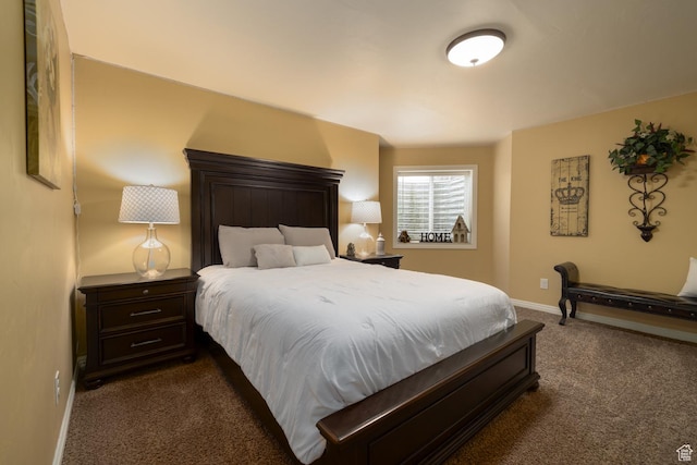 403 W 4000 S, Vernal, UT 84078 - bedroom featuring dark carpet and baseboards