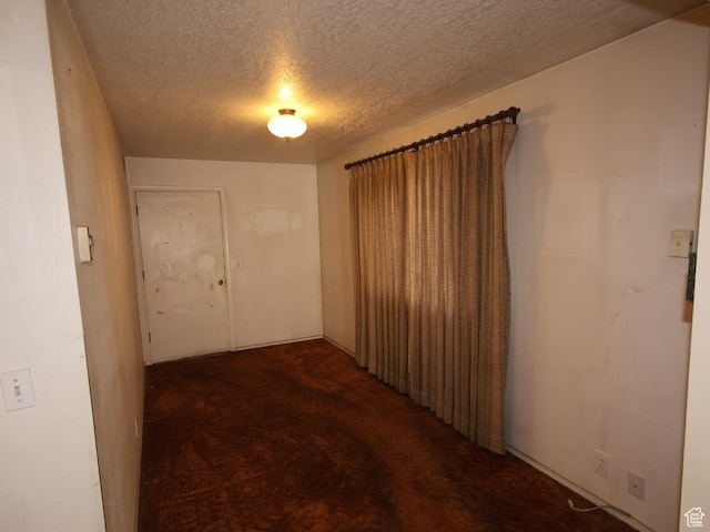 338 E 200 S Unit 338, Logan, UT 84321 - empty room with a textured ceiling and dark carpet