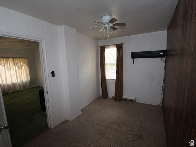 338 E 200 S Unit 338, Logan, UT 84321 - unfurnished room with a ceiling fan, light colored carpet, a baseboard radiator, and baseboards
