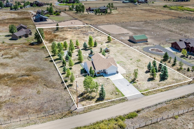 7850 Wasatch Way, Park City, UT 84098 - aerial view of sparsely populated area with property parcel outlined