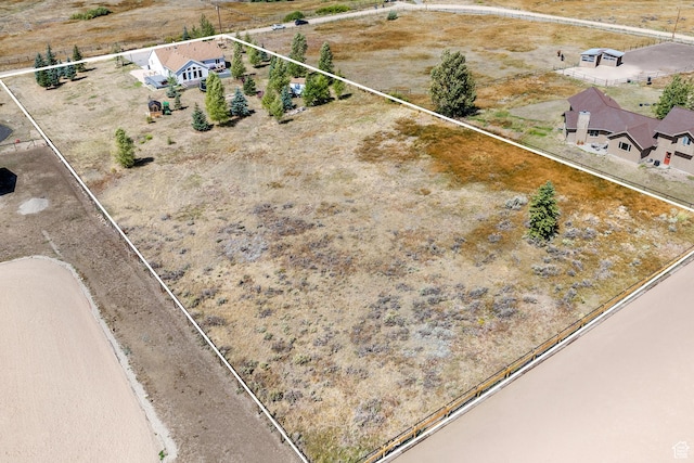 7850 Wasatch Way, Park City, UT 84098 - view from above of property with property parcel outlined