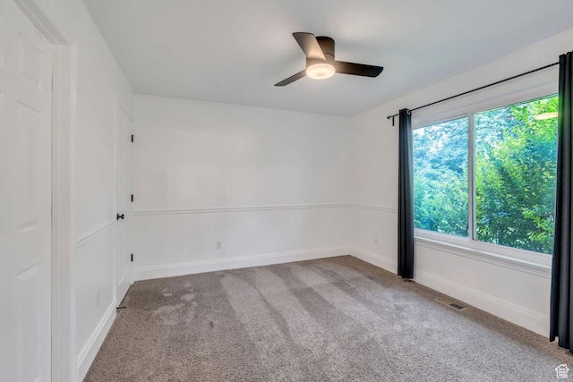4055 N Cove Dr, Provo, UT 84604 - unfurnished room with a ceiling fan, carpet floors, and baseboards