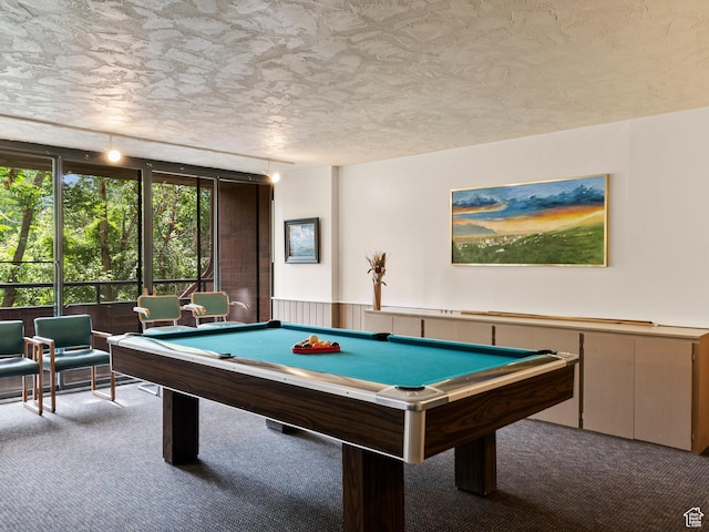 105 S 1100 E Unit 508, Salt Lake City, UT 84102 - playroom featuring carpet, pool table, and a wainscoted wall
