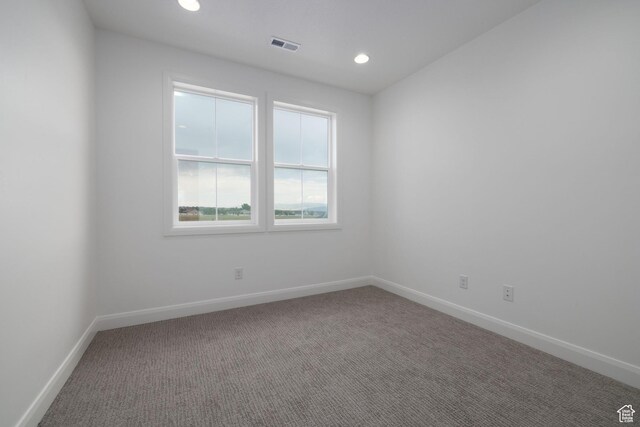 6527 W Barneys Creek Way, West Jordan, UT 84081 - unfurnished room with carpet, baseboards, and recessed lighting