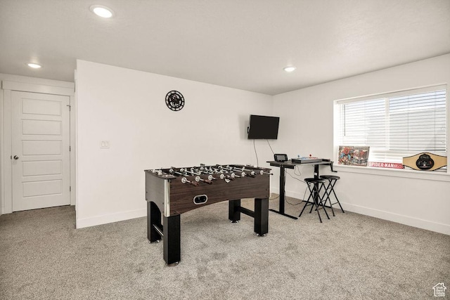 460 E 535 S, Hyrum, UT 84319 - game room with carpet, baseboards, and recessed lighting