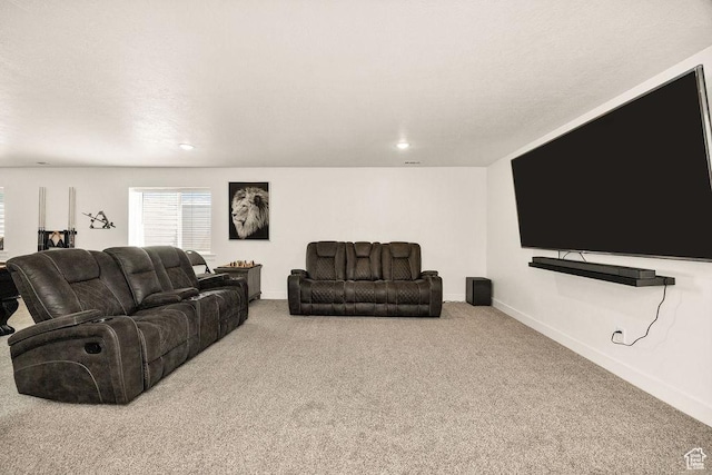 460 E 535 S, Hyrum, UT 84319 - carpeted living area featuring baseboards and recessed lighting