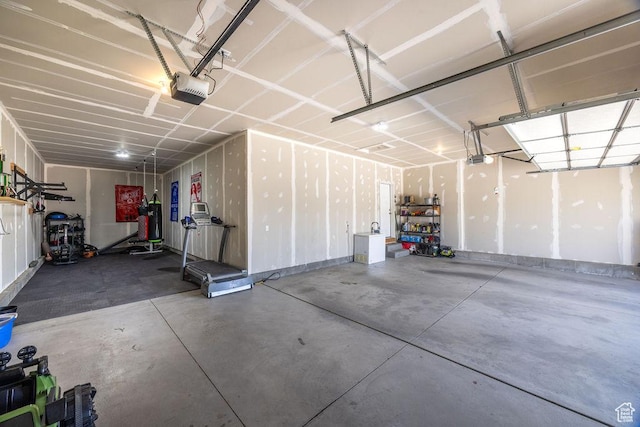 460 E 535 S, Hyrum, UT 84319 - garage featuring a garage door opener