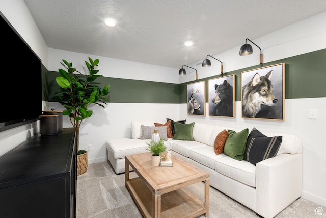 2506 N Wildwood Ln E Unit 243, Heber City, UT 84032 - carpeted living room featuring baseboards and recessed lighting