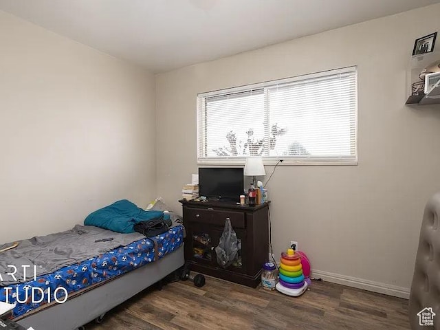 123 N 800 E, Payson, UT 84651 - bedroom featuring wood finished floors and baseboards