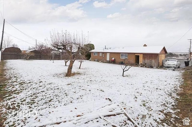 123 N 800 E, Payson, UT 84651 - view of snowy yard