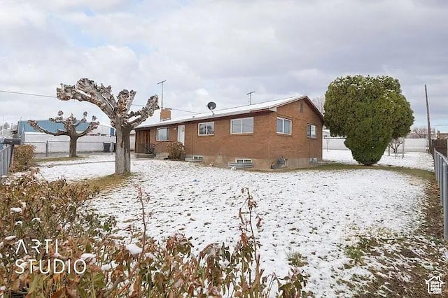 123 N 800 E, Payson, UT 84651 - view of snow covered property
