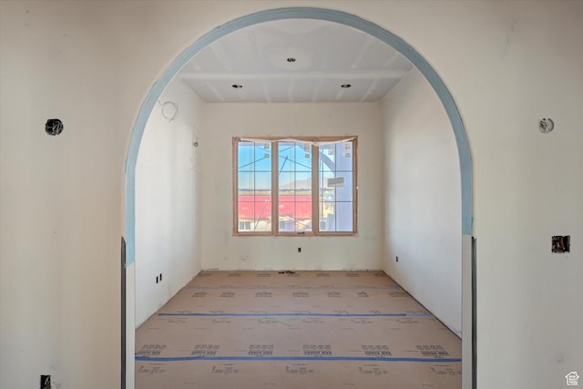 2556 W 5600 S, Lake Shore, UT 84660 - spare room featuring arched walkways