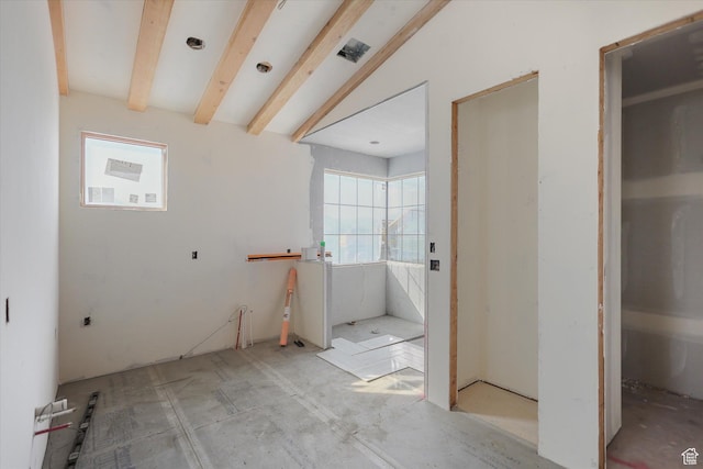 2556 W 5600 S, Lake Shore, UT 84660 - bathroom with beam ceiling