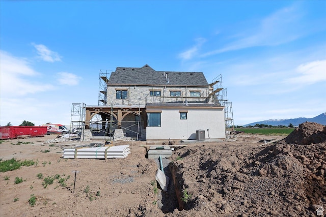 2556 W 5600 S, Lake Shore, UT 84660 - rear view of house featuring central AC and a balcony
