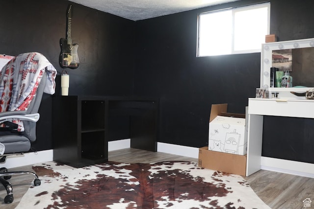 484 N Main St, Malad City, ID 83252 - bathroom featuring wood finished floors and a textured ceiling