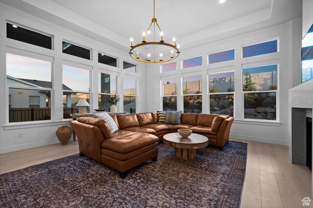 4771 W Juniper Bend Cir, Herriman, UT 84096 - sunroom with a chandelier
