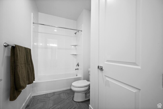 4771 W Juniper Bend Cir, Herriman, UT 84096 - full bathroom featuring toilet and shower / washtub combination