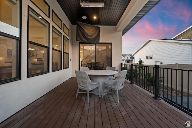 4771 W Juniper Bend Cir, Herriman, UT 84096 - deck with outdoor dining area